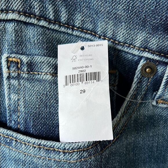 NWT Banana Republic High-Rise Slim Blue Denim Jeans - size 29 - Picture 9 of 11